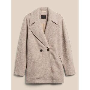 BANANA REPUBLIC Women's Oversized Italian Wool Cocoon Coat Size S